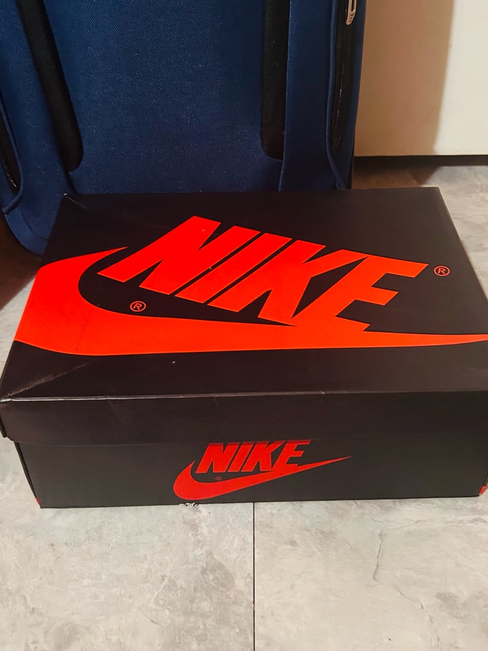 Nike Black Box with Red Logo
